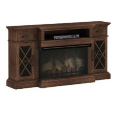 70" Hamilton Prairie Brown TV Stand Infrared Electric Fireplace 7 70" Hamilton Prairie Brown TV Stand Infrared Electric Fireplace -Dimplex Shop ham