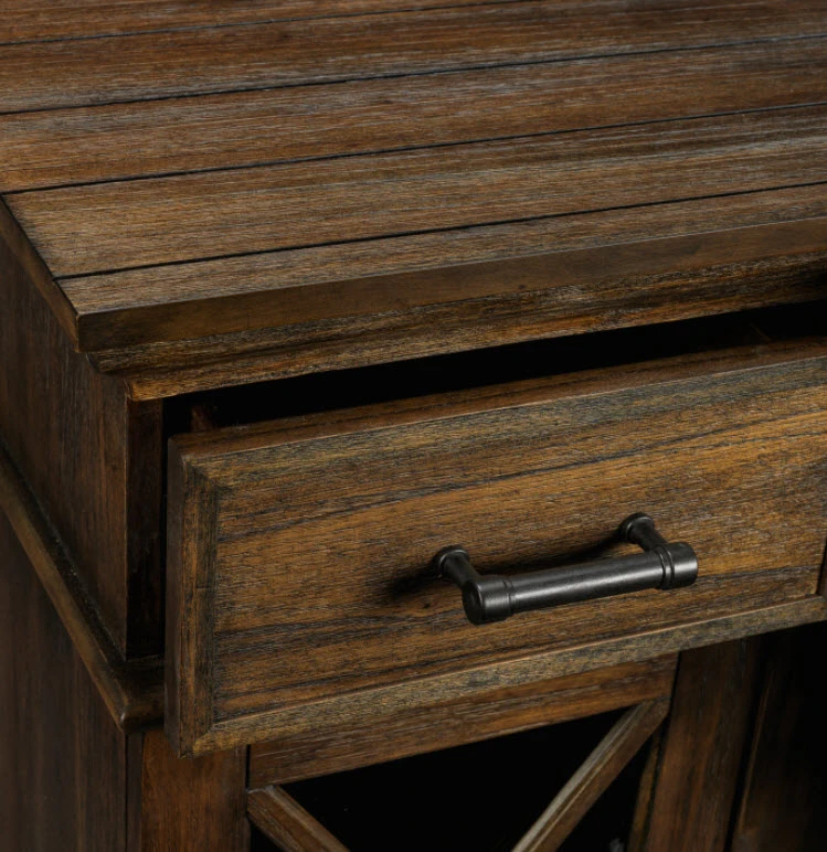 70" Hamilton Prairie Brown TV Stand Infrared Electric Fireplace 3 70" Hamilton Prairie Brown TV Stand Infrared Electric Fireplace - Image 3