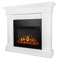 47" Crawford White Slim Infrared Electric Fireplace 5 47" Crawford White Slim Infrared Electric Fireplace - Image 5