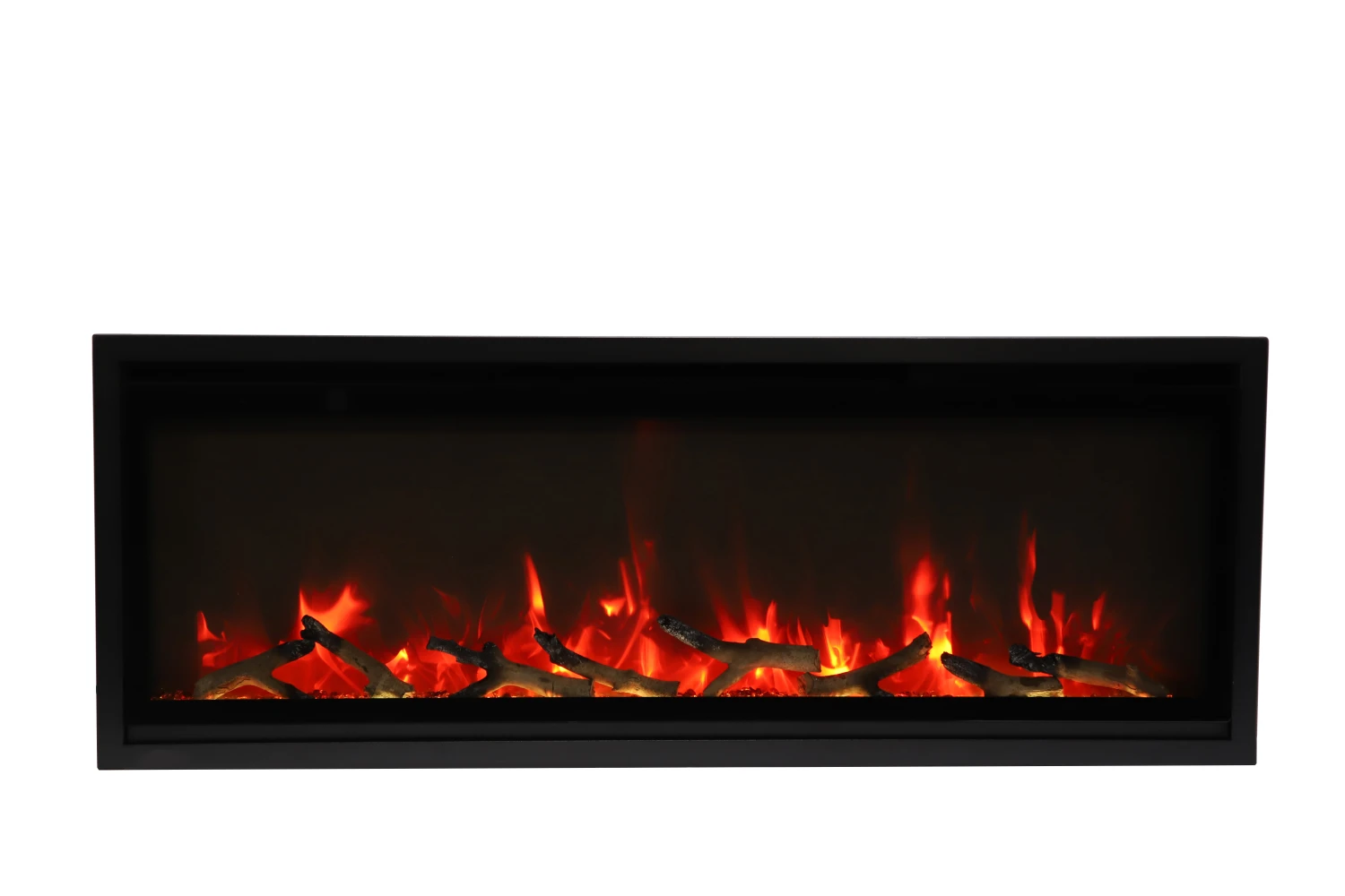 45" Remii Extra Slim Indoor/Outdoor Built-In Electric Fireplace