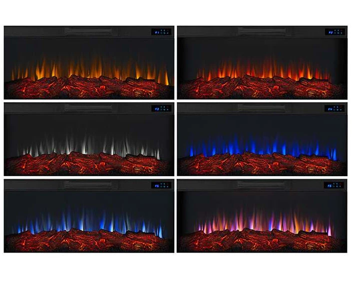 108" Monte Vista White TV Stand Electric Fireplace 6 108" Monte Vista White TV Stand Electric Fireplace - Image 6