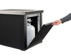 32" Providence Conversational Fire Pit Table With Stainless Steel Top -Dimplex Shop pro3