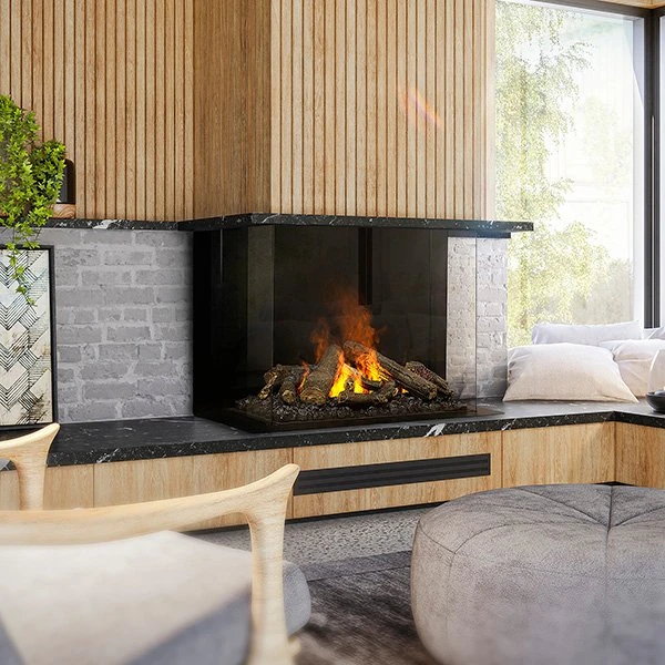 39" Faber E-MatriX Three-Sided Built-in Electric Firebox 1 39" Faber E-MatriX Three-Sided Built-in Electric Firebox