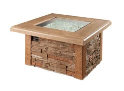 42" Mocha Sierra Outdoor Fire Pit Table -Dimplex Shop s1 07