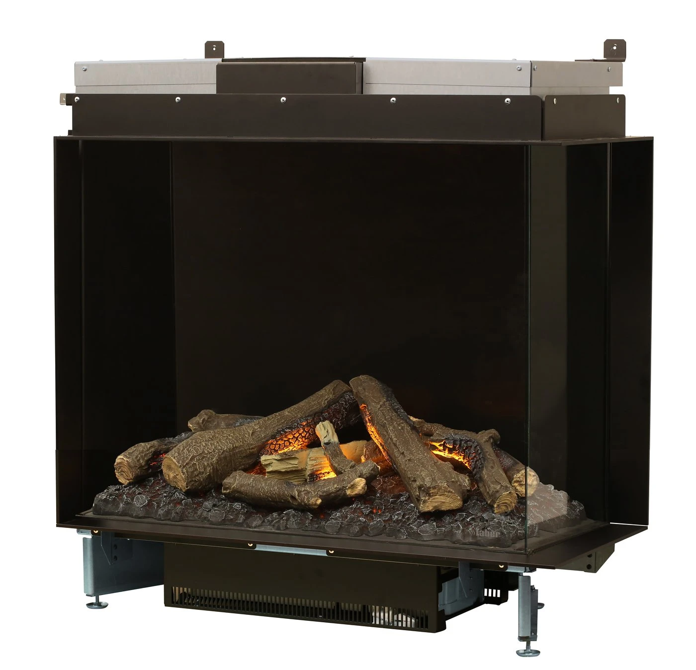 37" Faber E-MatriX Two-Sided Built-in Electric Firebox - Right-Facing 4 37" Faber E-MatriX Two-Sided Built-in Electric Firebox - Right-Facing - Image 4