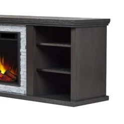 72" Kenai Slim Electric Fireplace TV Stand -Dimplex Shop s4 05