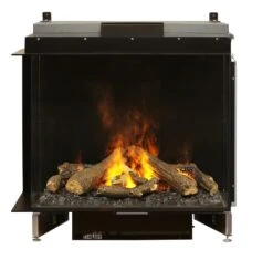 37" Faber E-MatriX Two-Sided Built-in Electric Firebox - Left-facing -Dimplex Shop s4 11