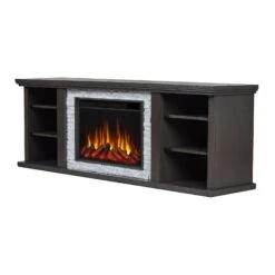 72" Kenai Slim Electric Fireplace TV Stand -Dimplex Shop s5 04