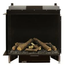 37" Faber E-MatriX Two-Sided Built-in Electric Firebox - Left-facing -Dimplex Shop s6 04