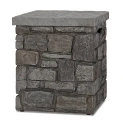 Sedona Propane Tank Cover In Gray -Dimplex Shop sedona4