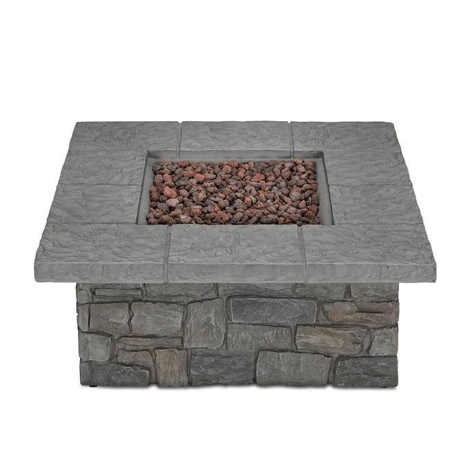 38" Sedona Gray Square Fire Table 2 38" Sedona Gray Square Fire Table - Image 2