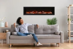 50" Symmetry Bespoke Smart Indoor / Outdoor Electric Fireplace 26 50" Symmetry Bespoke Smart Indoor / Outdoor Electric Fireplace -Dimplex Shop sym besoke 60 rustic logset 02