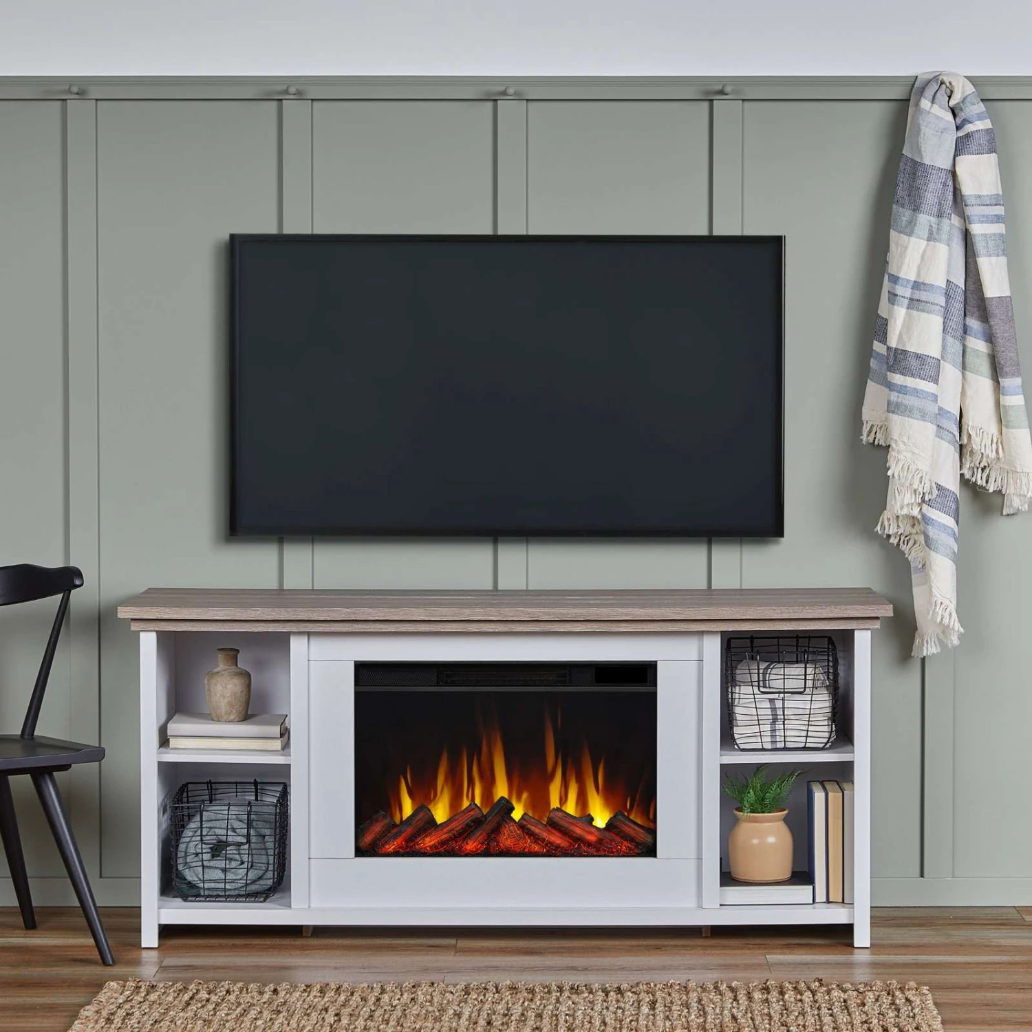 62" Tramore Slim Electric Fireplace TV Stand 2 62" Tramore Slim Electric Fireplace TV Stand - Image 2