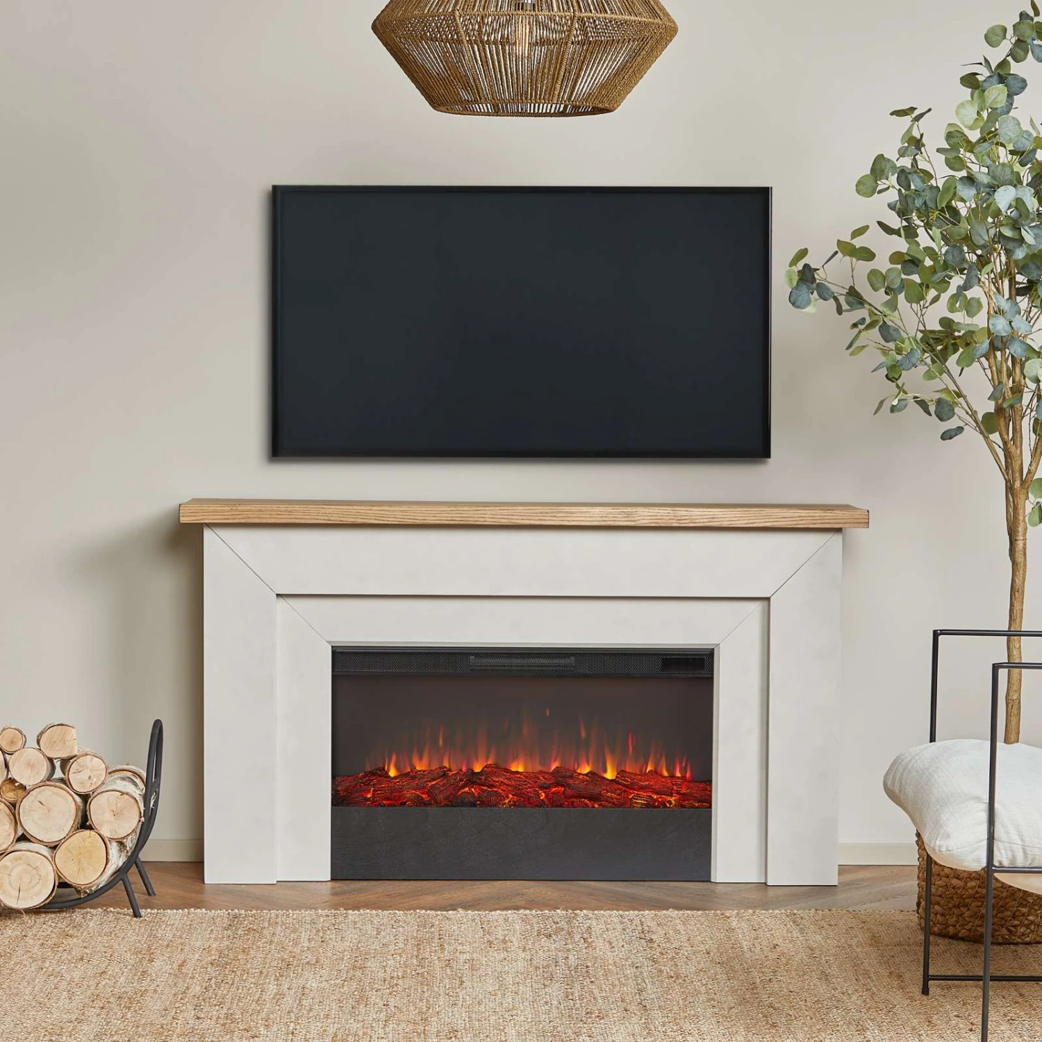 67" Malie Landscape Electric Fireplace 2 67" Malie Landscape Electric Fireplace - Image 2