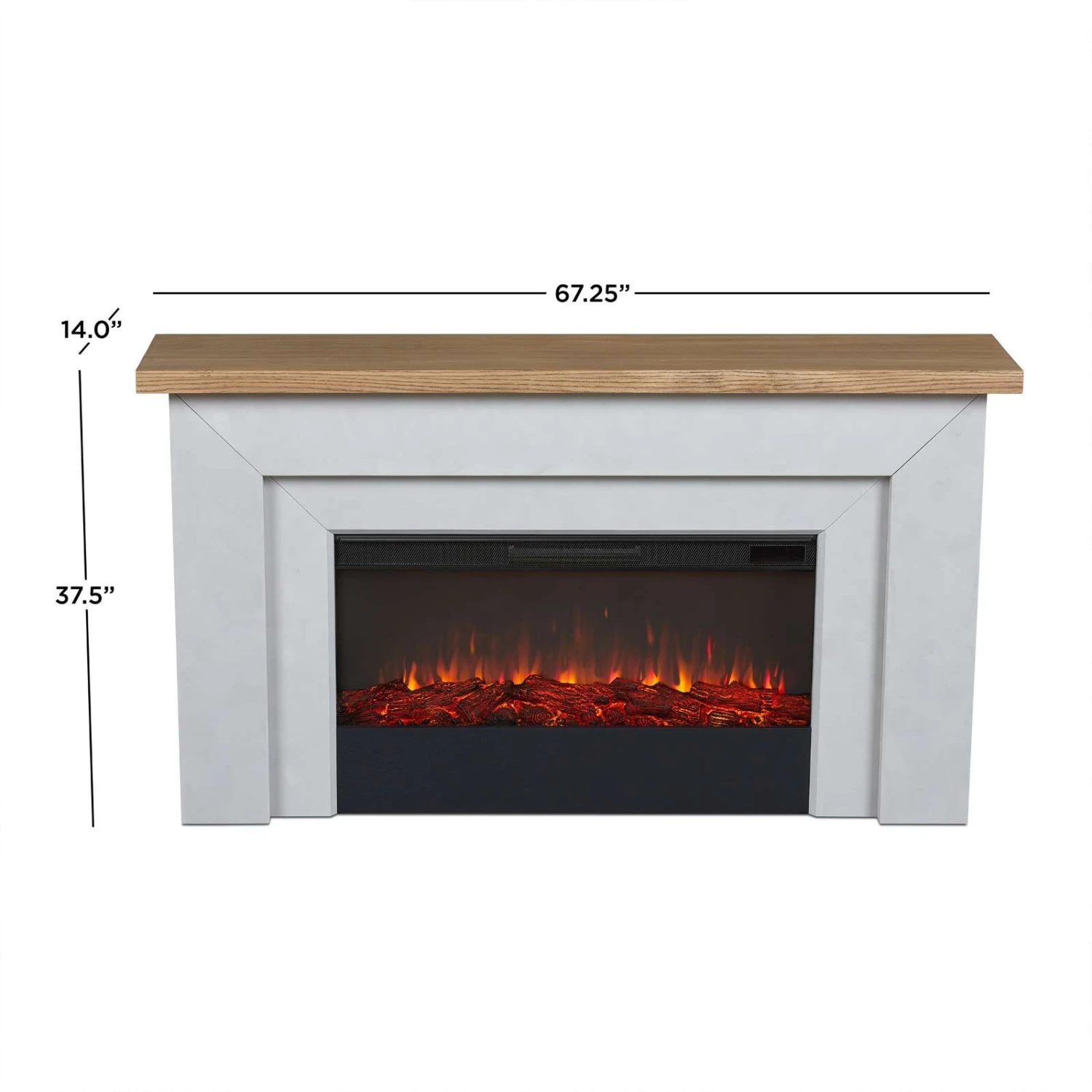 67" Malie Landscape Electric Fireplace 3 67" Malie Landscape Electric Fireplace - Image 3