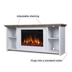 62" Tramore Slim Electric Fireplace TV Stand 20 62" Tramore Slim Electric Fireplace TV Stand -Dimplex Shop t5 02