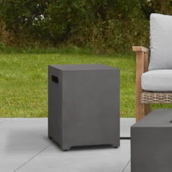 Weathered Slate Propane Tank Cover