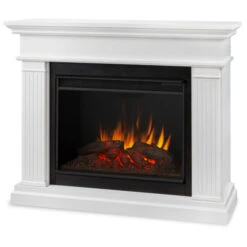 55.5" Centennial Real Flame White Electric Fireplace 9 55.5" Centennial Real Flame White Electric Fireplace -Dimplex Shop w2 14