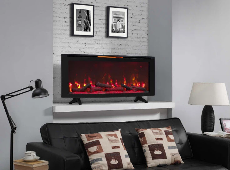 48" Infrared Optional Display Stand Wall Electric Fireplace 2 48" Infrared Optional Display Stand Wall Electric Fireplace - Image 2