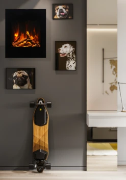 Amantii WM-BI-2428-VLR-BG Wall Mount Smart Electric Fireplace 10 Amantii WM-BI-2428-VLR-BG Wall Mount Smart Electric Fireplace -Dimplex Shop wm bi20rustic